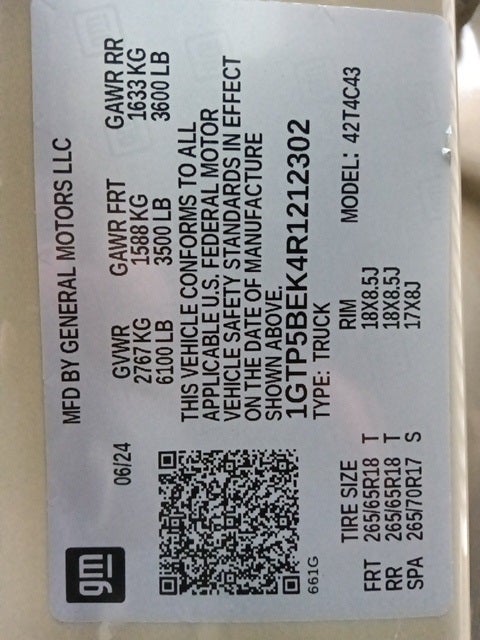 2024 GMC Canyon Elevation