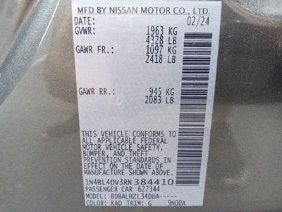2024 Nissan Altima 2.5 SV