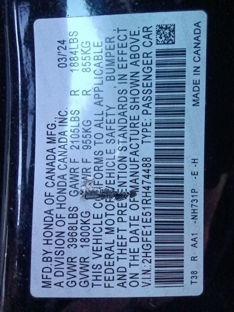 2024 Honda Civic Si Base