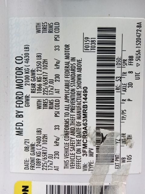 2021 Ford Bronco Sport Base