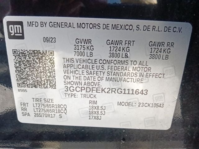 2024 Chevrolet Silverado 1500 LT Trail Boss