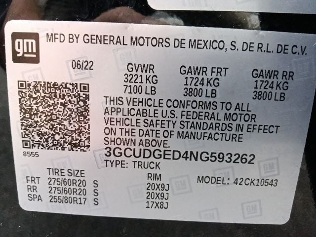 2022 Chevrolet Silverado 1500 LTZ