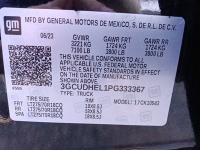 2023 Chevrolet Silverado 1500 ZR2