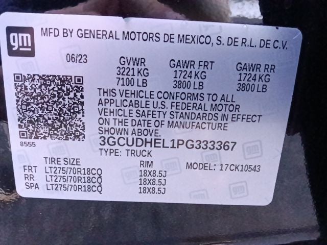 2023 Chevrolet Silverado 1500 ZR2