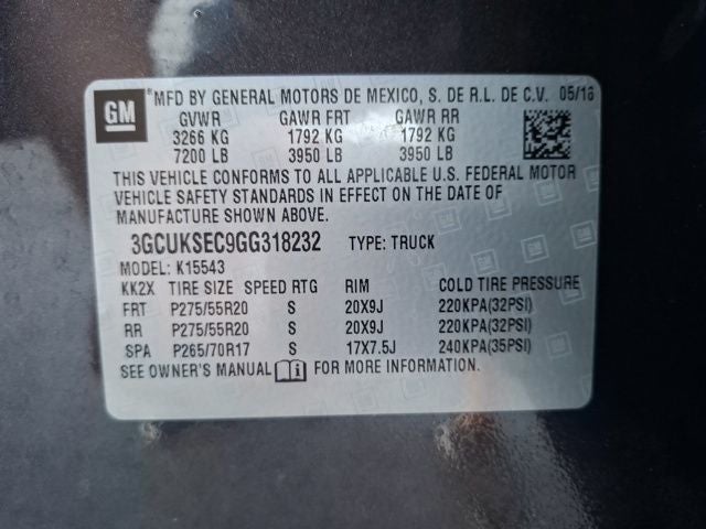 2016 Chevrolet Silverado 1500 LTZ 1LZ