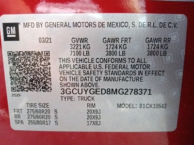 2021 Chevrolet Silverado 1500 LTZ