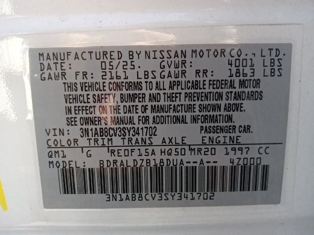 2025 Nissan Sentra SV
