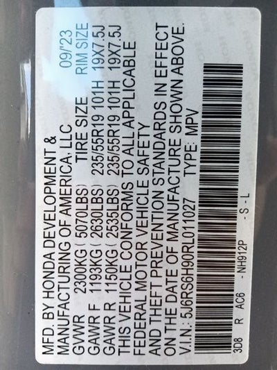 2024 Honda CR-V Hybrid Sport Touring