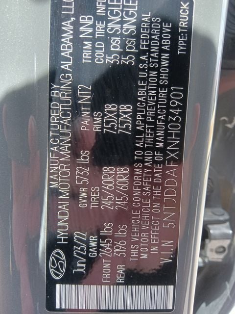 2022 Hyundai Santa Cruz SEL Premium