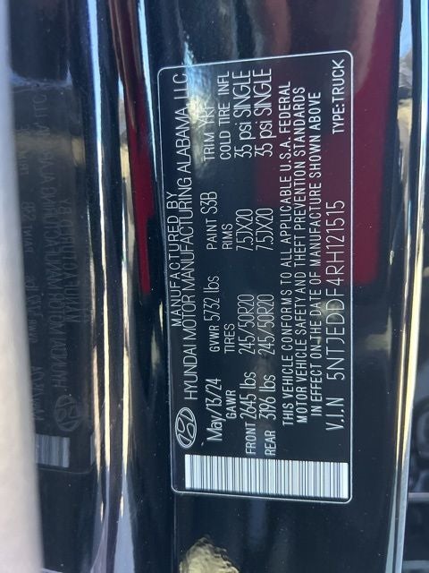 2024 Hyundai Santa Cruz Limited