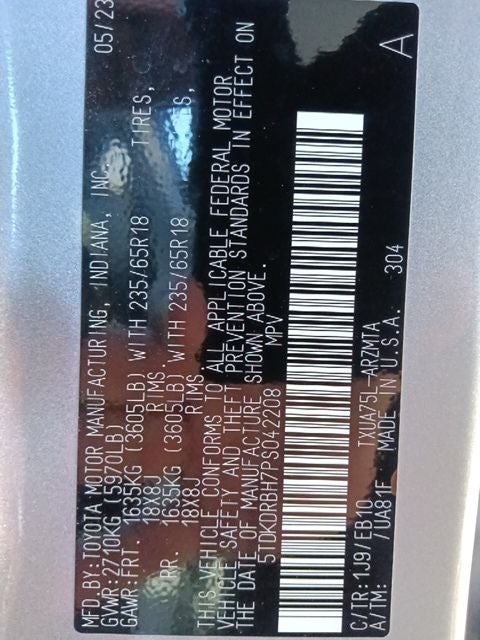 2023 Toyota Highlander L