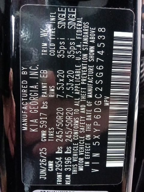 2025 Kia Telluride S