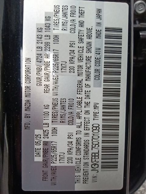 2025 Mazda Mazda CX-5 2.5 S Select Package