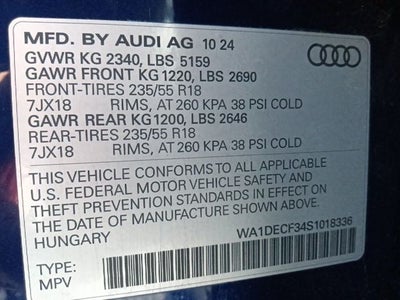 2025 Audi Q3 Premium S Line quattro