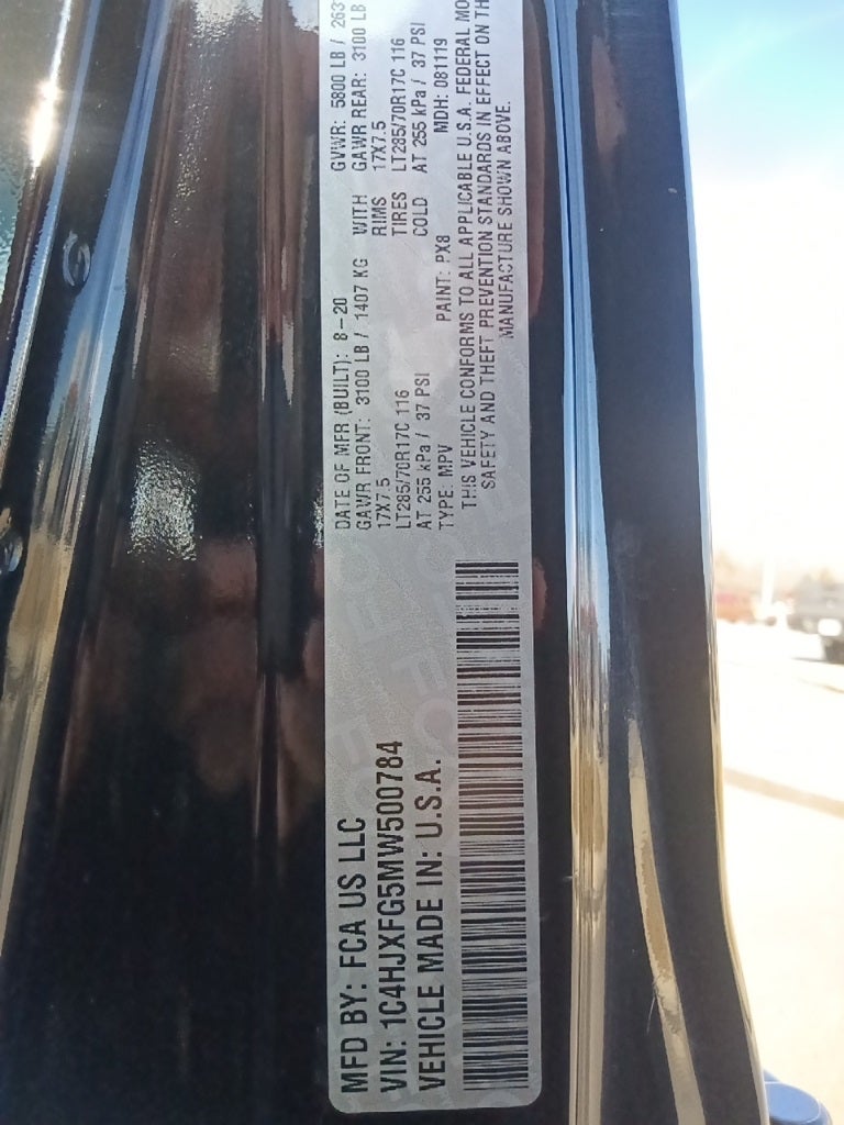 2021 Jeep Wrangler Unlimited Rubicon