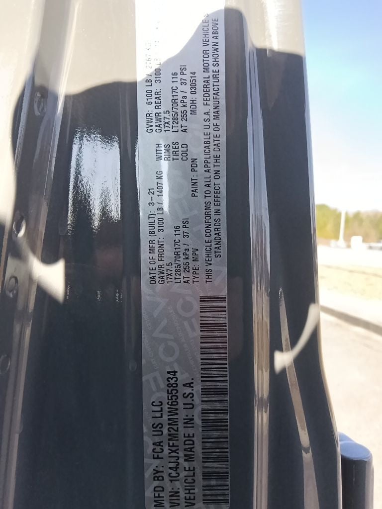 2021 Jeep Wrangler Unlimited Rubicon