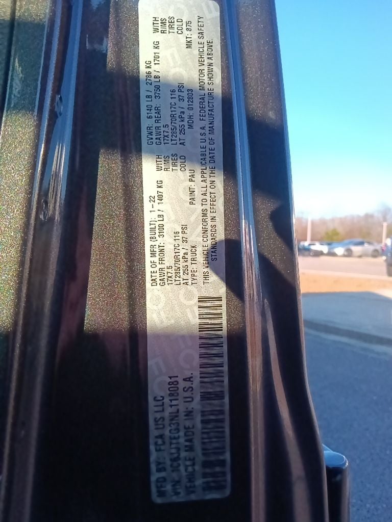 2022 Jeep Gladiator Mojave