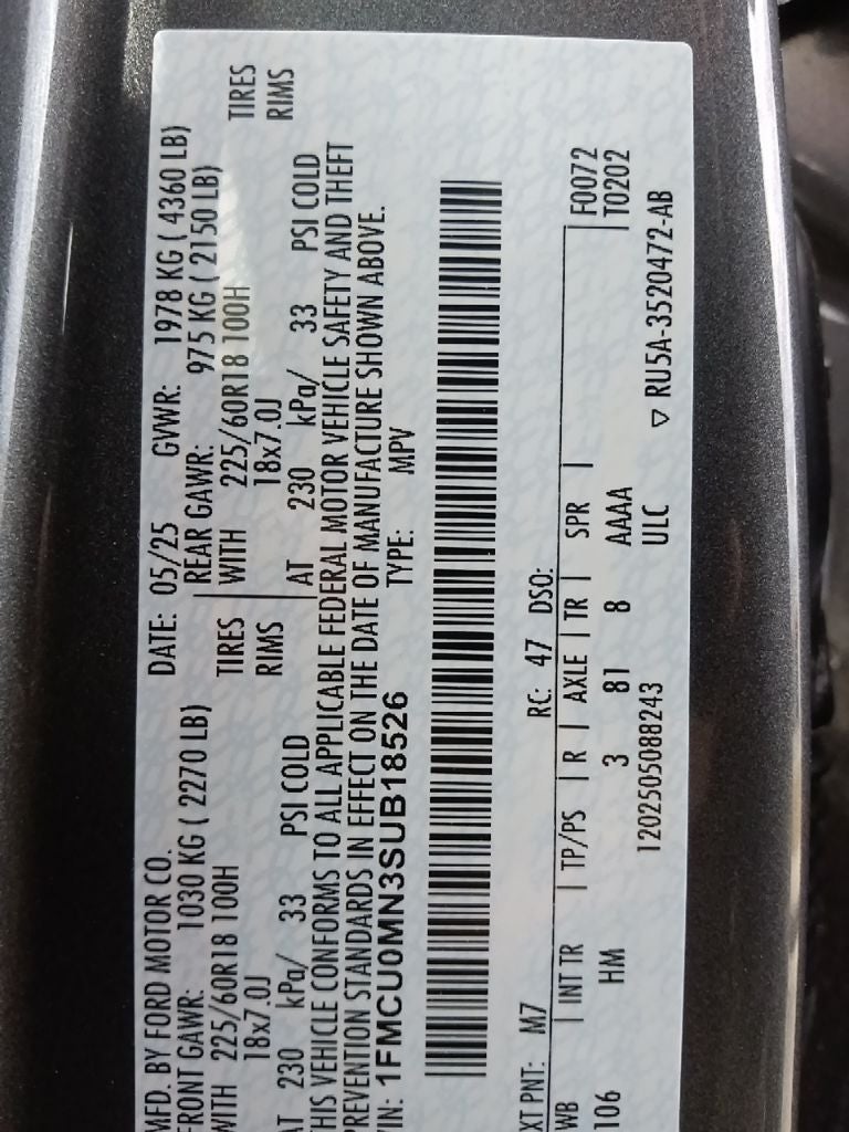 2025 Ford Escape ST-Line