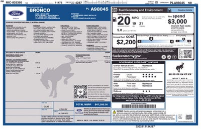 2023 Ford Bronco Outer Banks