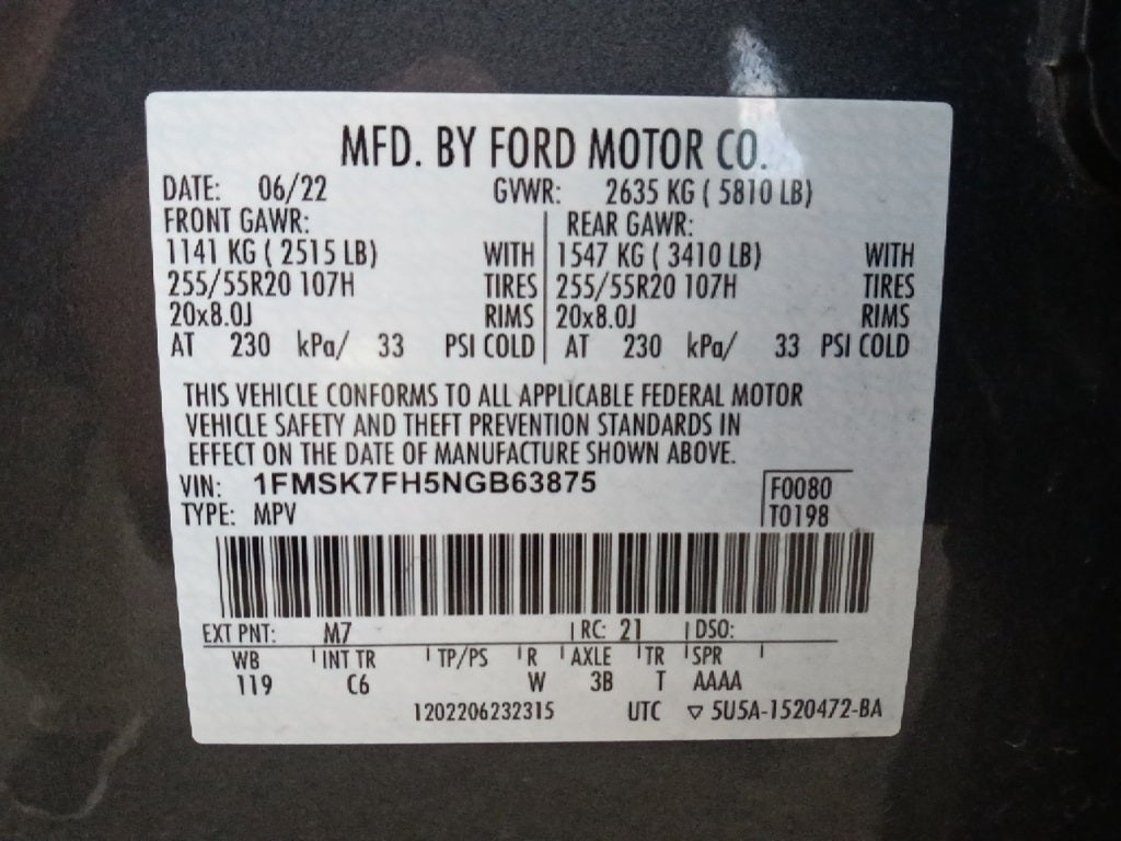 2022 Ford Explorer Limited