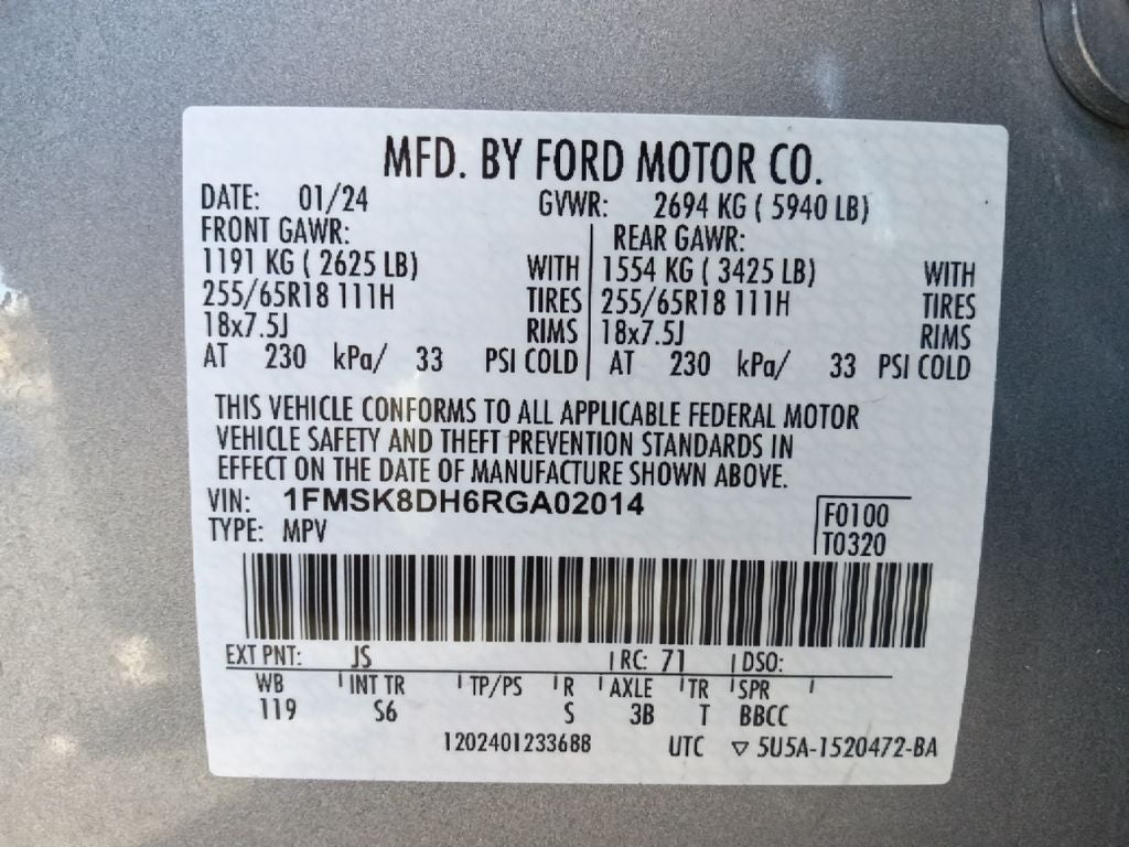 2024 Ford Explorer XLT