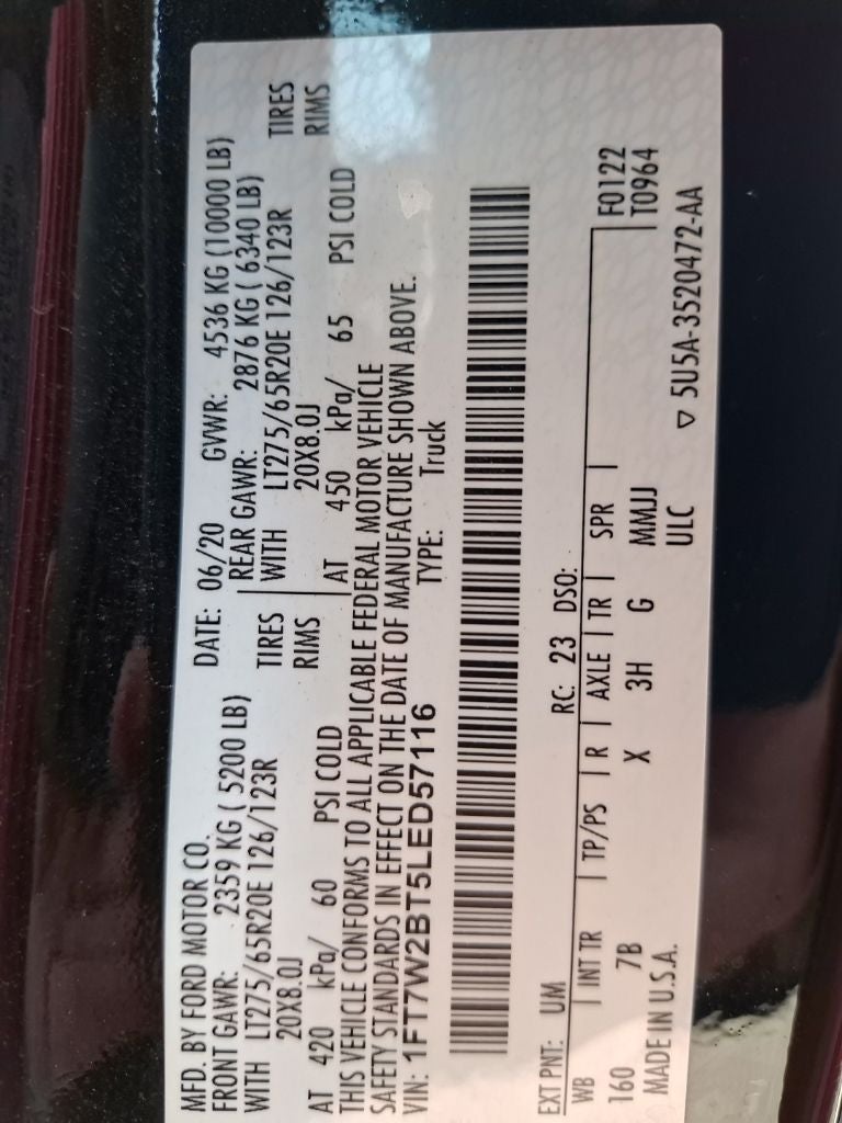 2020 Ford F-250SD Platinum
