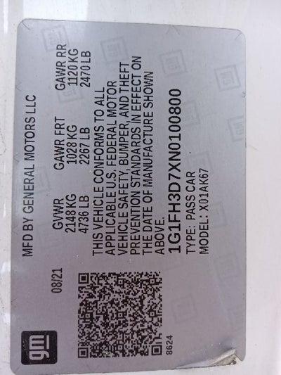 2022 Chevrolet Camaro SS 2SS