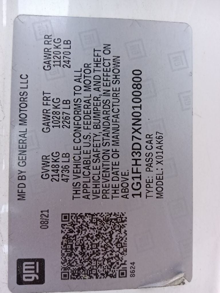 2022 Chevrolet Camaro SS 2SS