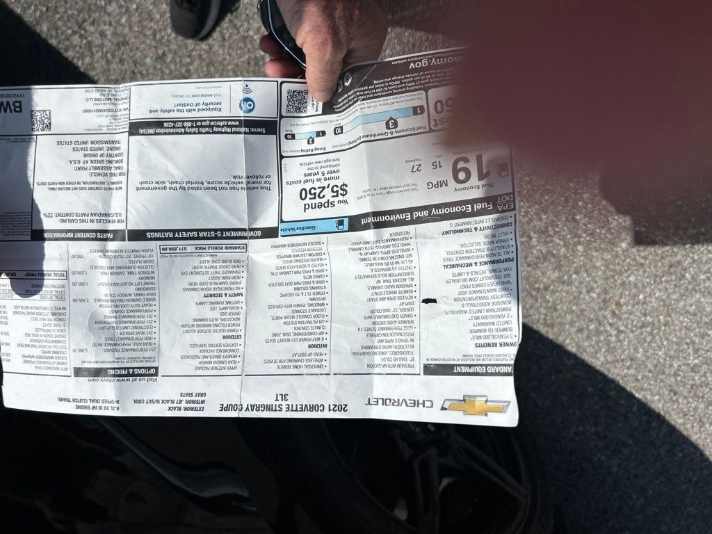 2021 Chevrolet Corvette Stingray 3LT