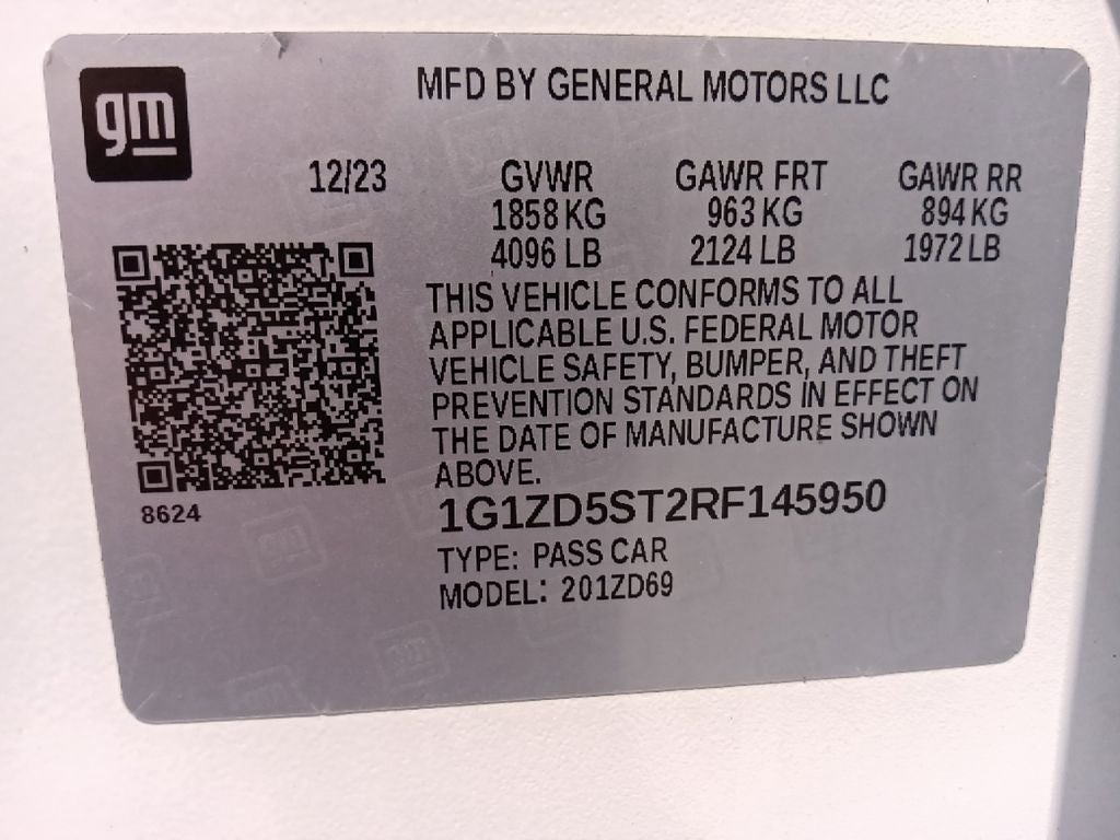 2024 Chevrolet Malibu LT 1LT