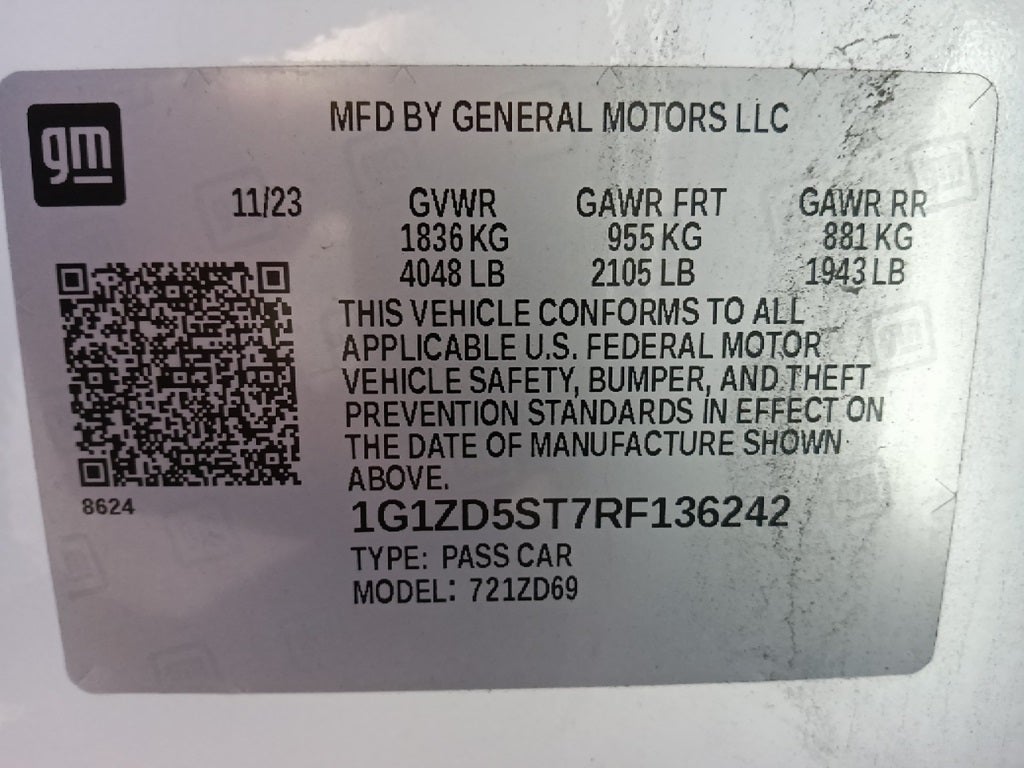 2024 Chevrolet Malibu LT 1LT