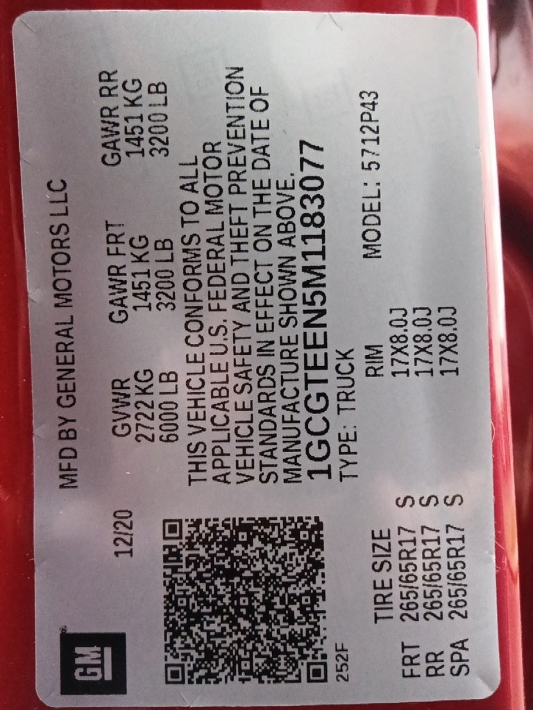 2021 Chevrolet Colorado ZR2