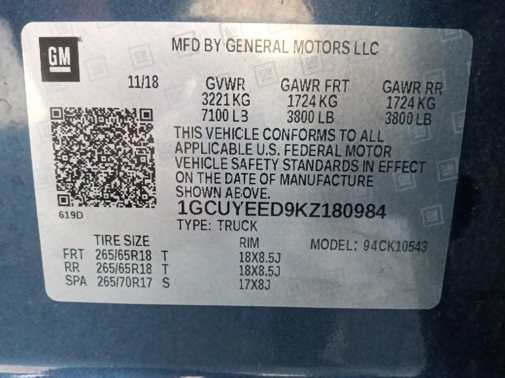 2019 Chevrolet Silverado 1500 RST