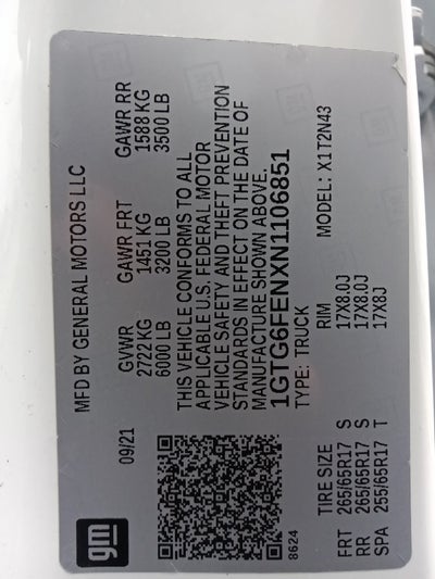 2022 GMC Canyon AT4 w/Cloth