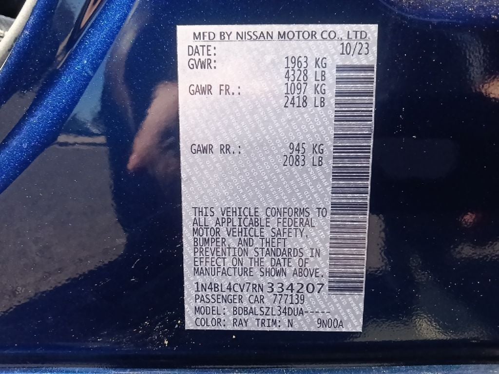 2024 Nissan Altima 2.5 SR