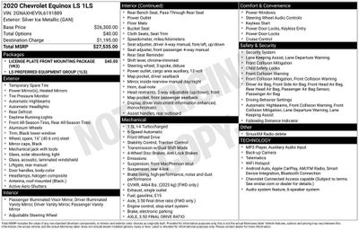 2020 Chevrolet Equinox LS