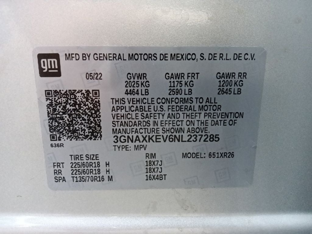 2022 Chevrolet Equinox LT