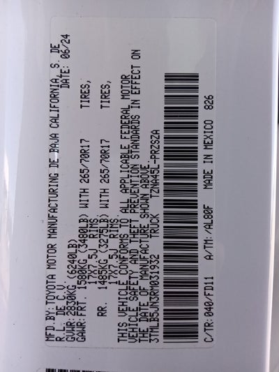 2024 Toyota Tacoma TRD Off-Road