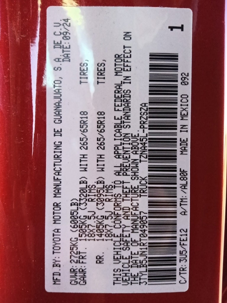 2024 Toyota Tacoma TRD Sport