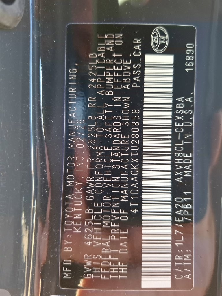 2026 Toyota Camry SE
