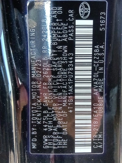 2023 Toyota Camry SE