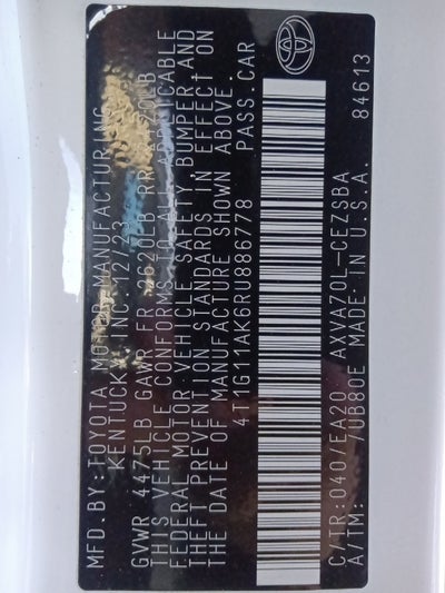 2024 Toyota Camry SE