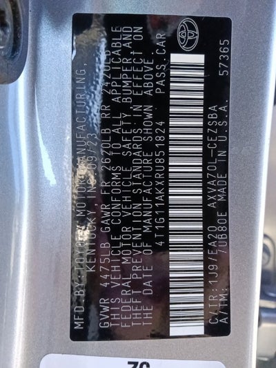 2024 Toyota Camry SE