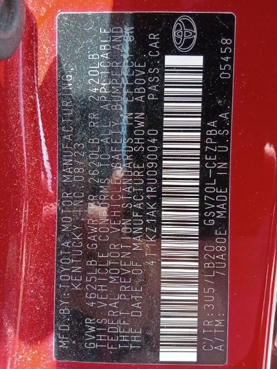 2024 Toyota Camry XSE V6