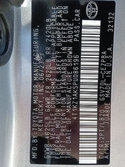 2023 Toyota Camry XSE V6