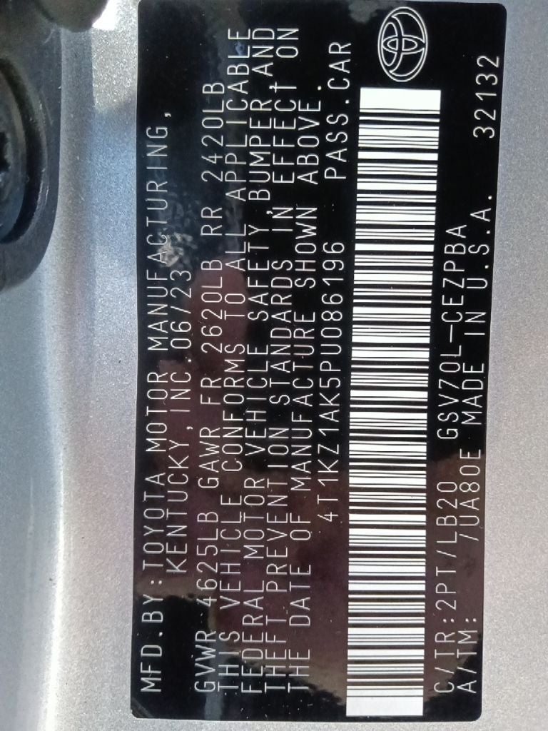 2023 Toyota Camry XSE V6