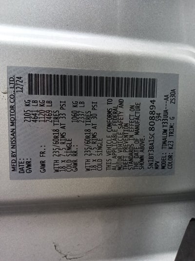 2025 Nissan Rogue SV