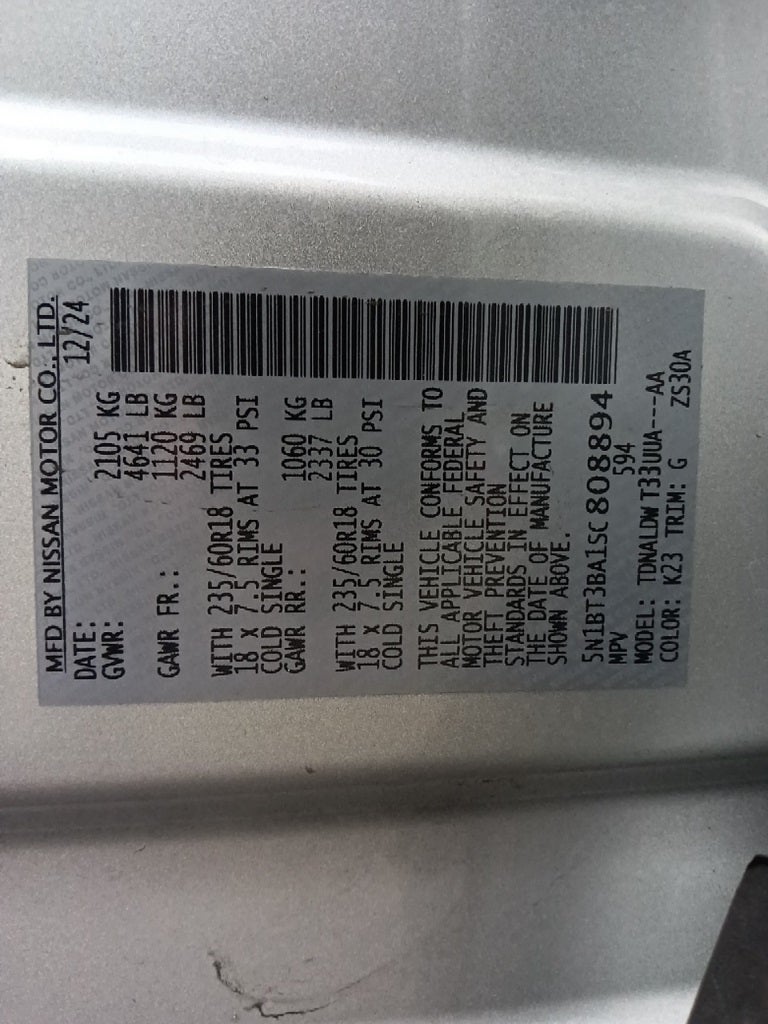 2025 Nissan Rogue SV