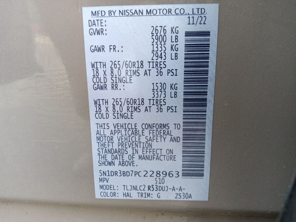 2023 Nissan Pathfinder Rock Creek