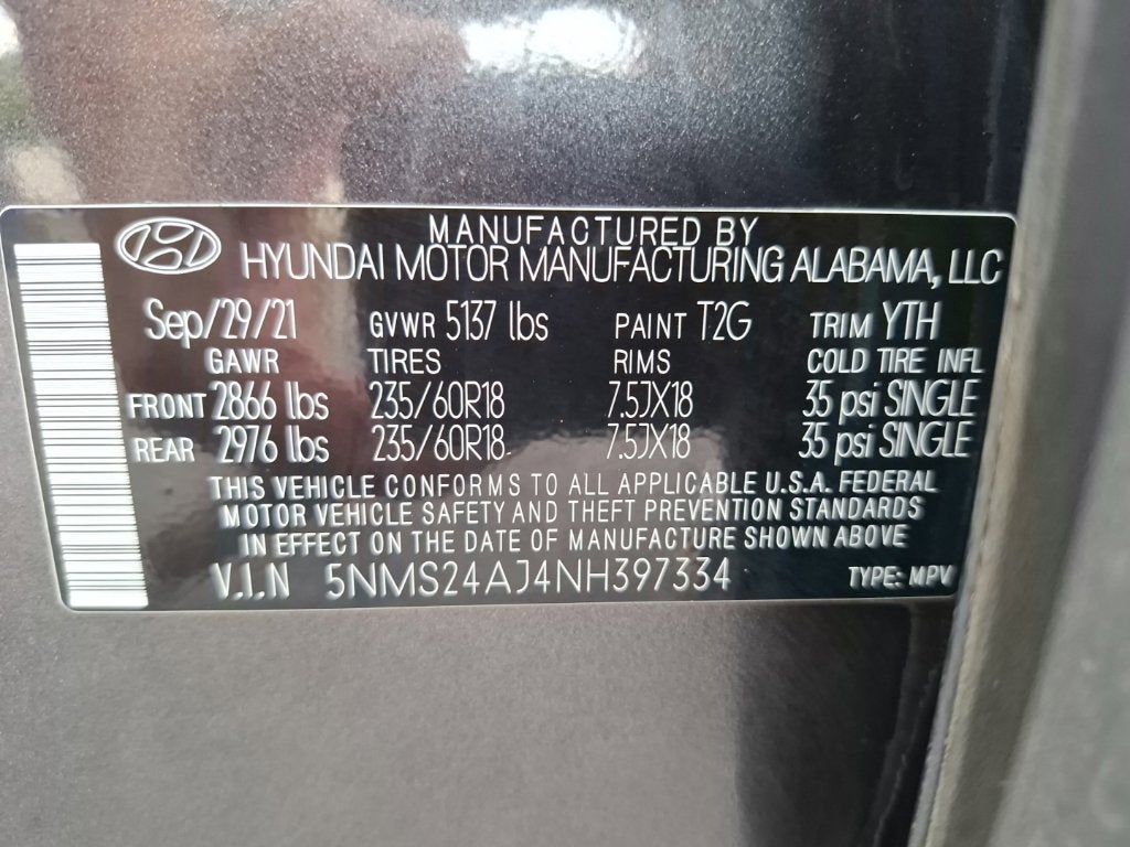 2022 Hyundai Santa Fe SEL